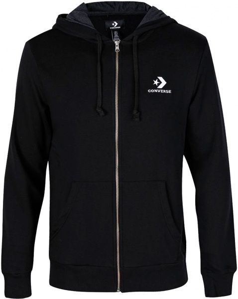Джемпер Converse Star Chevron Emb FZ Hoodie FT 10008925-001 р. 2XL чорний
