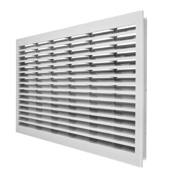Гратка для вентиляції MiniMax 500 x 200 (1222) пластик білий 
