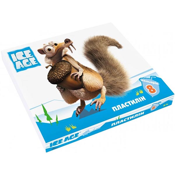 Пластилін Ice Age 8 кольорів