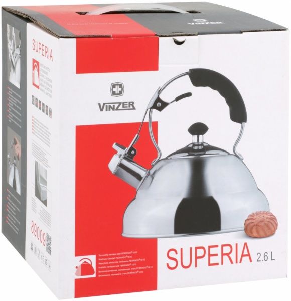 Чайник Superia 2,6 л 89009 Vinzer