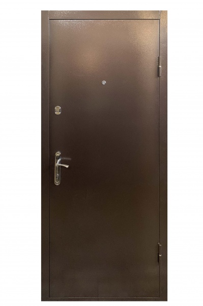 Двері вхідні Міністерство дверей КУ-Оптима горіх морений 2050x960 мм праві