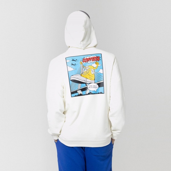 Джемпер Converse SHOE HERO HOODIE 10024614-281 р. L білий