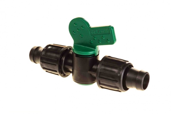 Кран проходной Irtech для капельной ленты i-011-5