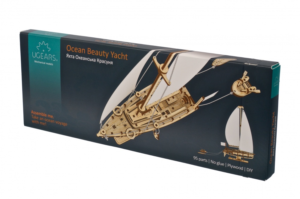 3D-конструктор UGEARS Яхта Океанская Красавица