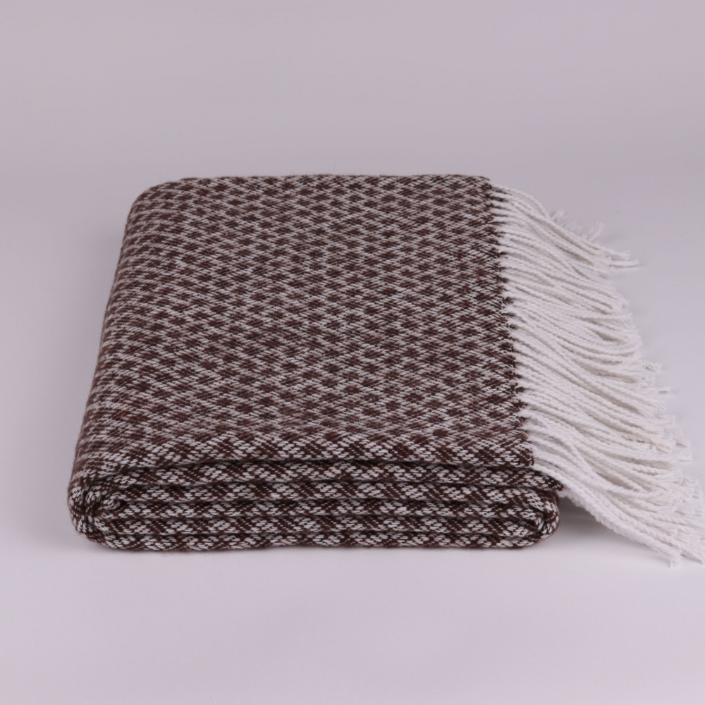 Плед Рута 130x180 см коричневий Вултекс-С