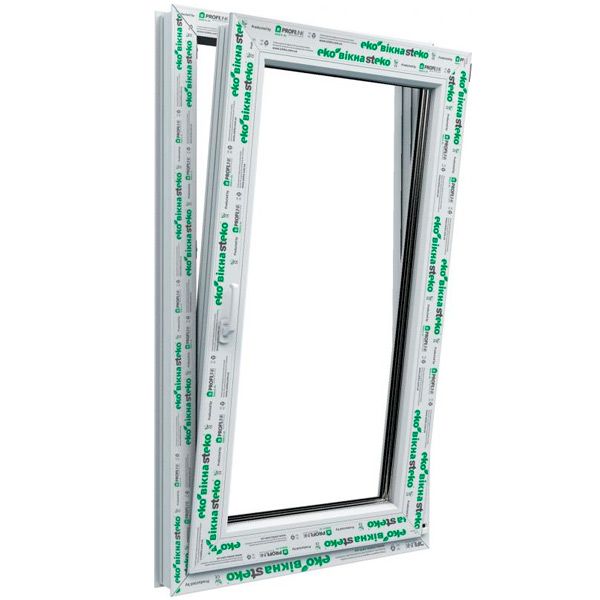 Окно поворотно-откидное Steko S300 58 600x800 мм правое