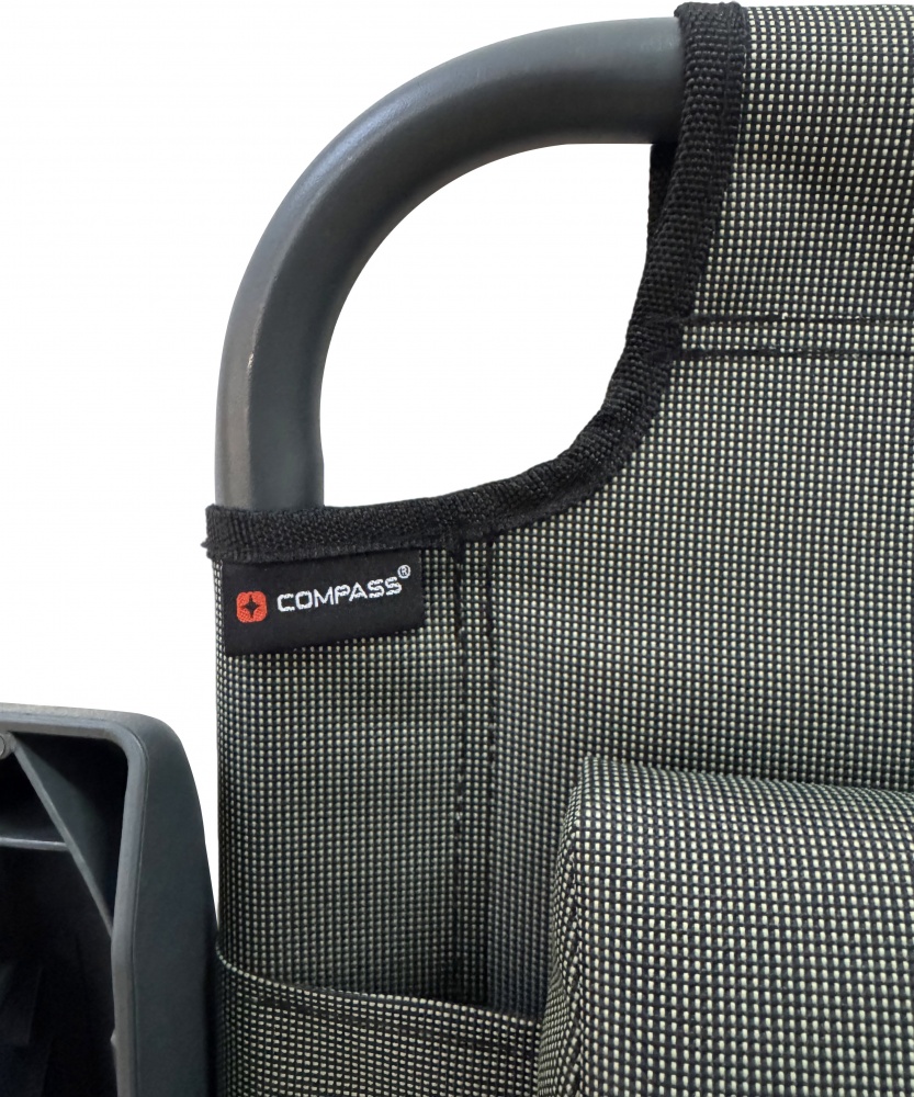 Шезлонг розкладний Grilland SX-3219-1 64x114 см темно-зелений