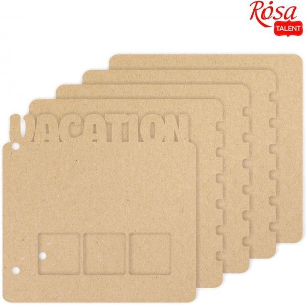 Заготовка для альбома «Vacation» 20х23 см 5 шт. Rosa Talent