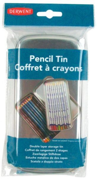 Пенал металевий для олівців Derwent