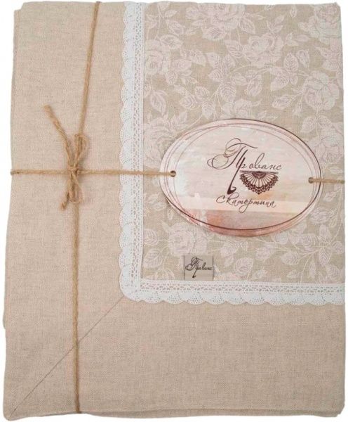 Скатерть White Rose 140x140 см Прованс 