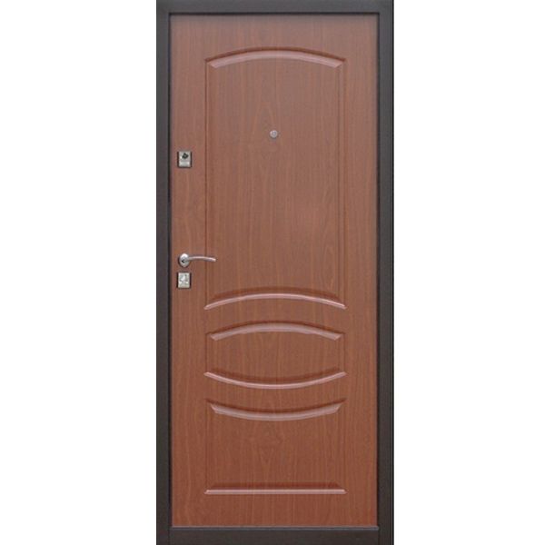 Дверь входная Стройгост 7 орех итальянский 2050x960мм левая