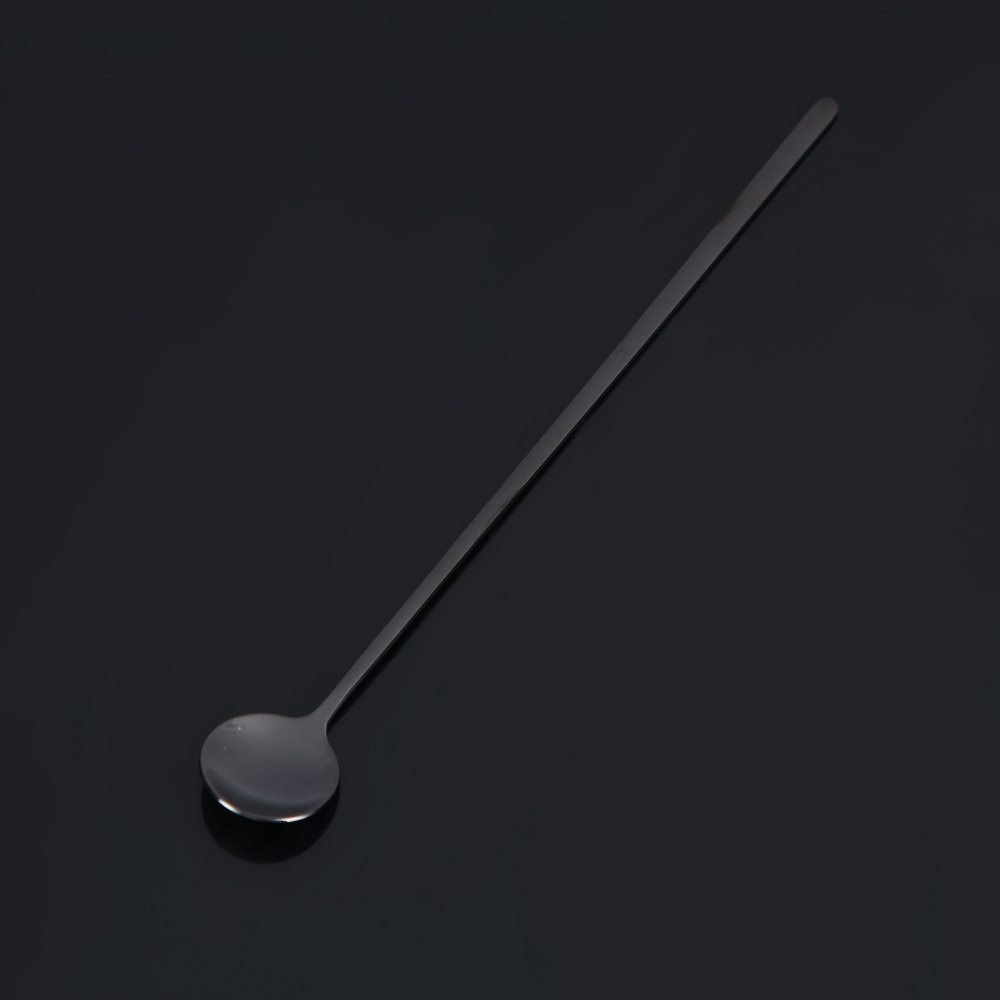 Набір коктейльних ложок Fiora Salerno Black 24,5х3 см нержавіюча сталь 4 шт.