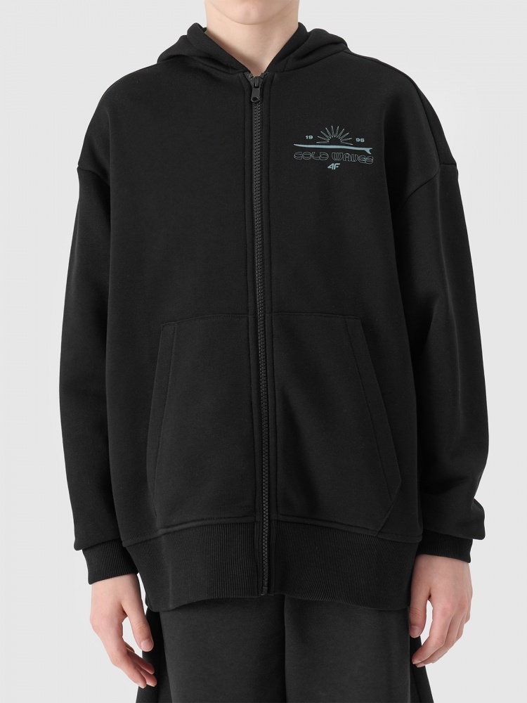 Джемпер 4F SWEATSHIRT M1522 4FJWSS25TSWSM1522-20S р.140 чорний