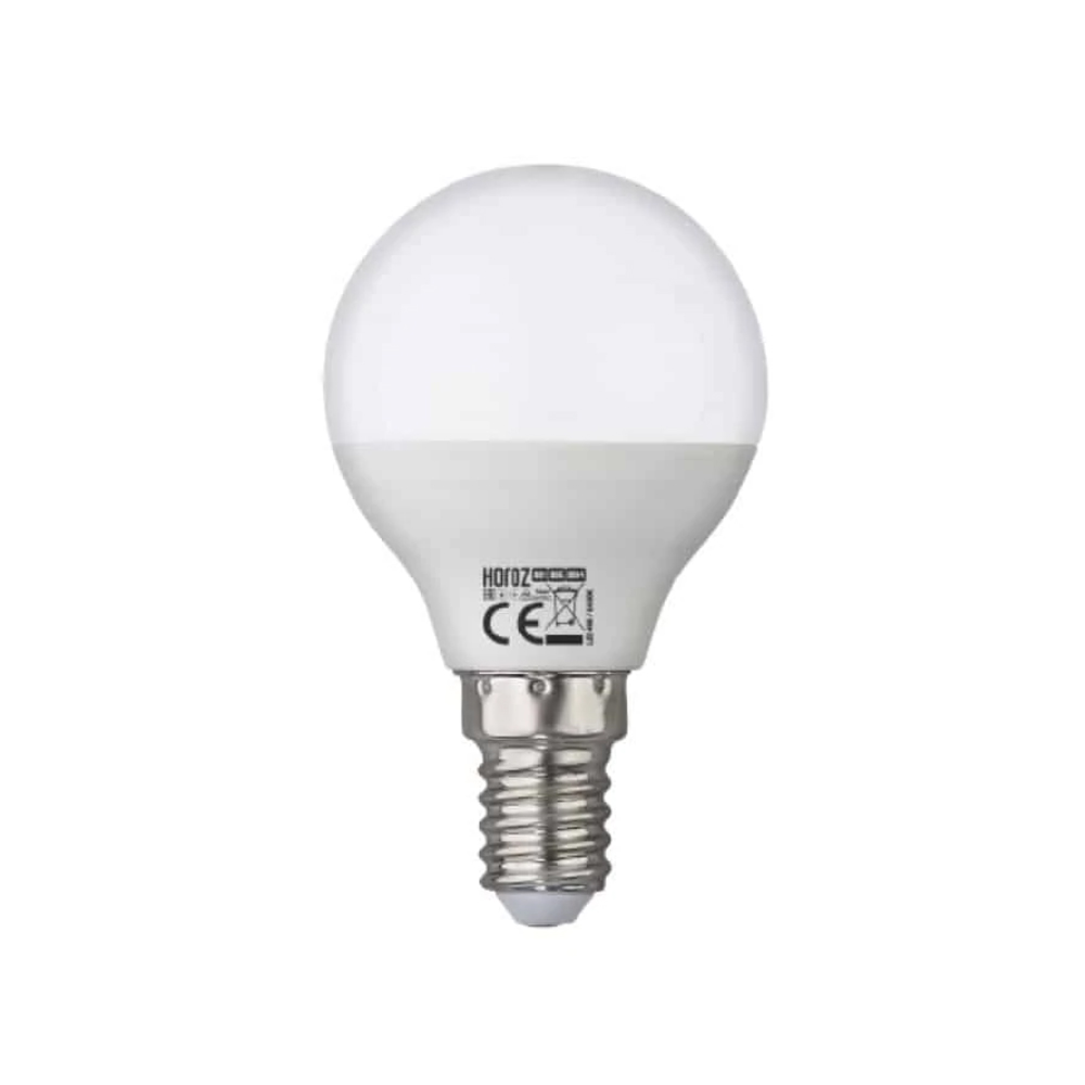 Лампа светодиодная HOROZ ELECTRIC ELITE-10 10 Вт G45 E14 220 В 6400 К 001-005-0010-010