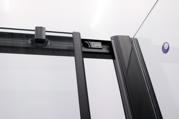 Душевое ограждение Alex Baitler LITE BLACK 80х120х200 см R