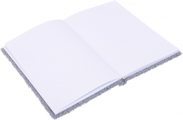 Книга для записей с маской для сна А5 серый