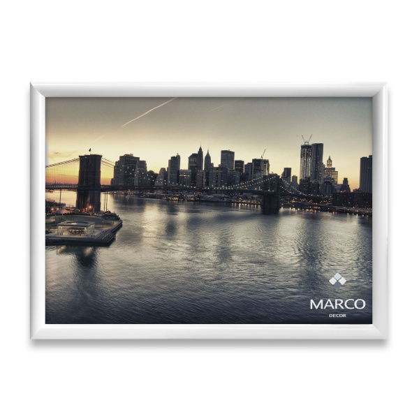 Рамка для фотографии со стеклом MARCO decor 1417 1 фото 15х20 см белый 