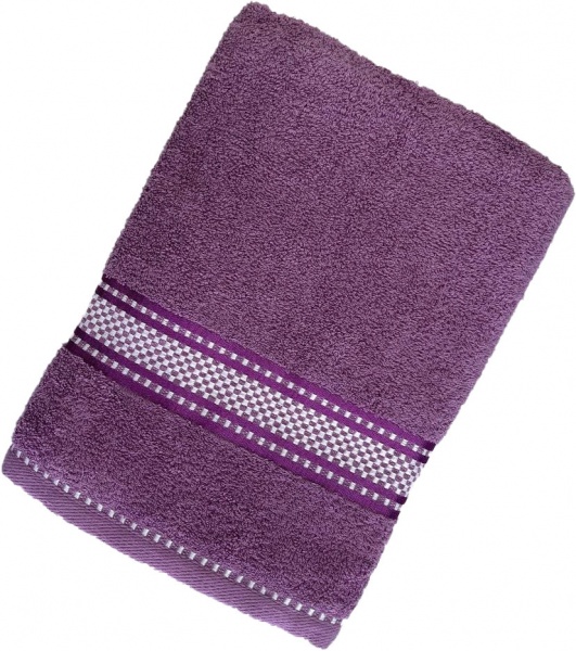 Рушник 50x90 см бузковий Ideal 