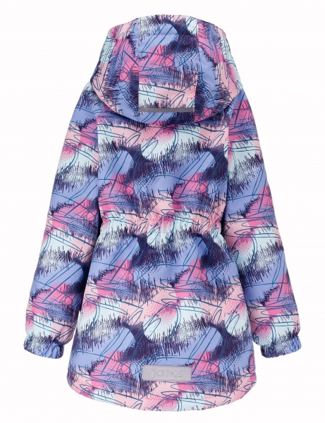 Куртка детская для девочек JOIKS р.134 синий EW-134 