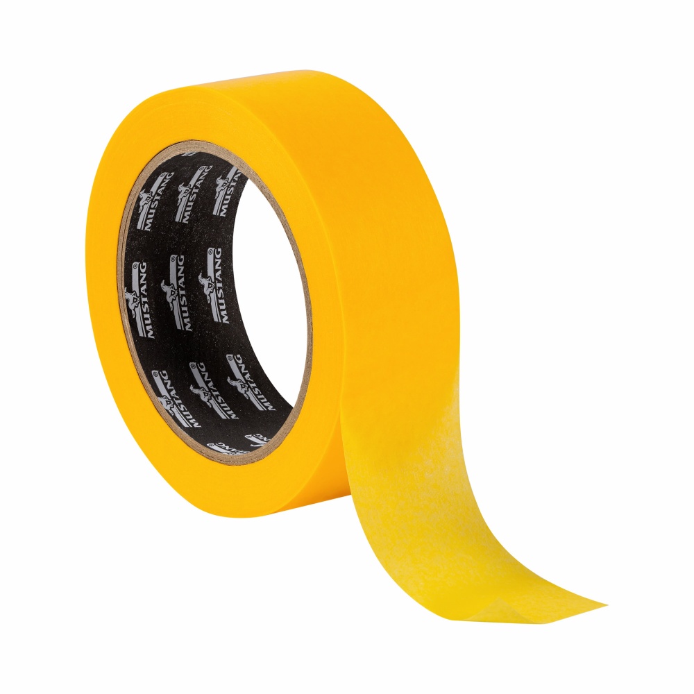 Лента малярная Mustang CONTOUR LINE желтая 36 мм x 50 м