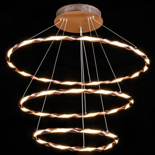 Люстра світлодіодна Геотон GTN-815 3x100 Вт коричневий 