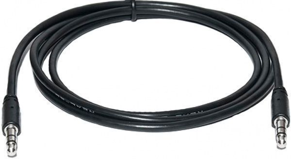 Кабель Real-el mini-jack 3,5 мм 1 м чорний (Audio Pro 3.5mm M - 3.5mm M 1m) 