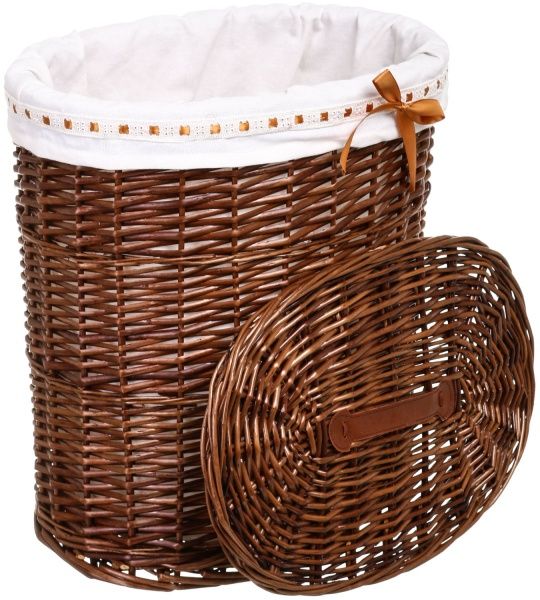 Кошик плетений з текстилем 44x30x48 см HQ13-10CD-2 