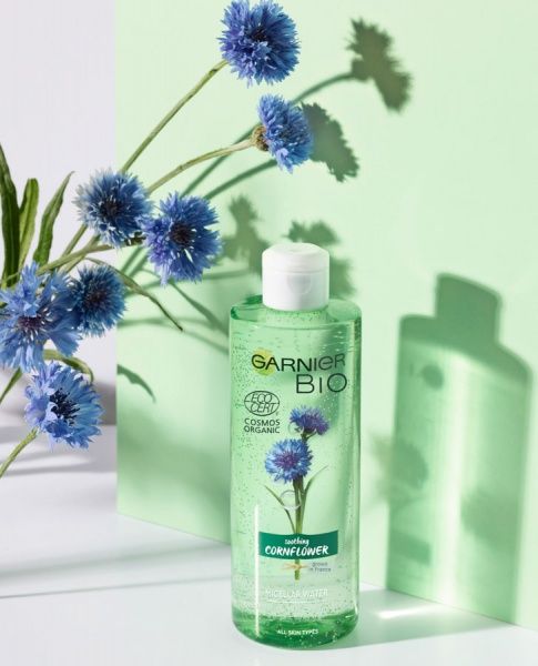 Мицеллярная вода Garnier Bio с экстрактом василька 400 мл