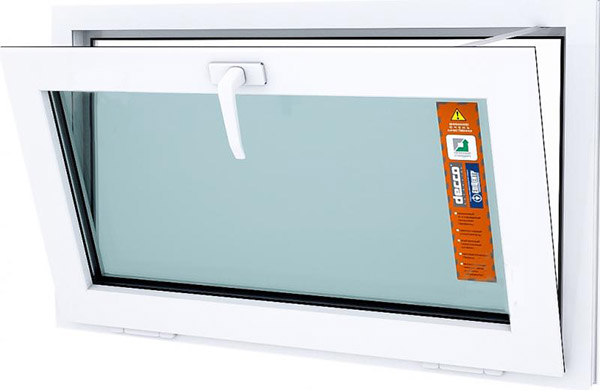 Окно откидное DECCO 60 1000x600 мм верхнее