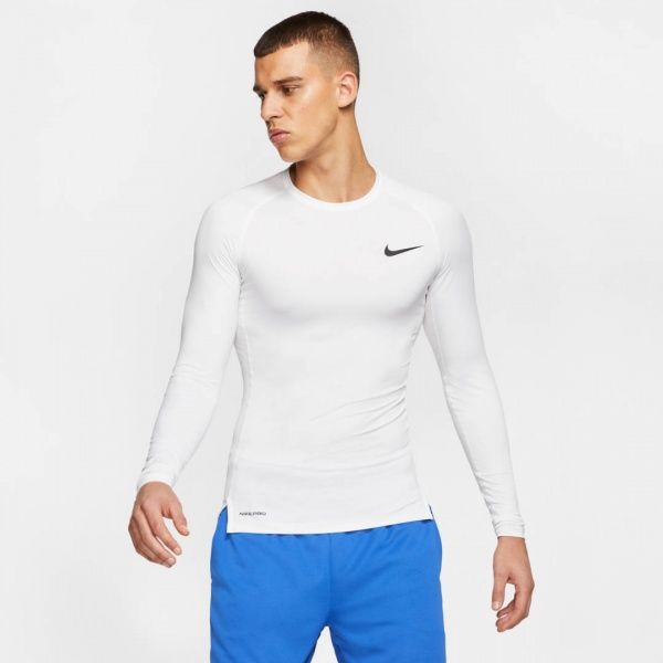 Футболка Nike M NP TOP LS TIGHT BV5588-100 XL білий