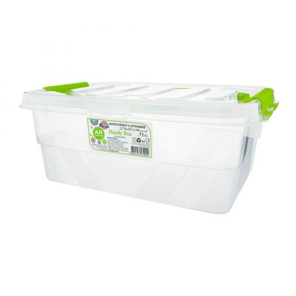 Контейнер с кришкой Ал-Пластик «Handy Box» 9 л 148x267x374 мм