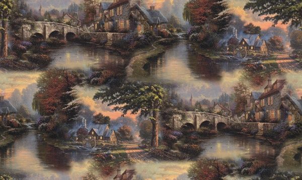 Обои виниловые на флизелиновой основе Vinil Сад декор ЭШТ 6-1462 1,06x10,05 м 