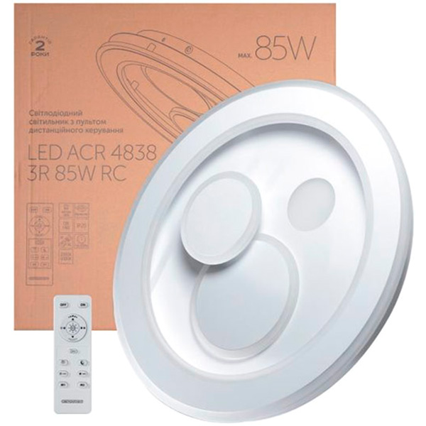 Светильник светодиодный Светкомплект LED ACR 4838 3R 85W RC с пультом д/у