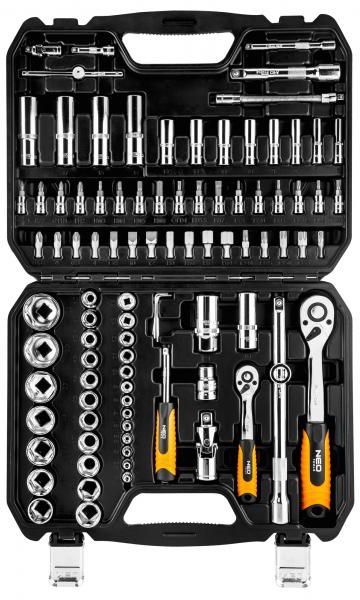 Набор головок 1/2, 1/4 NEO tools 94 шт. 08-665
