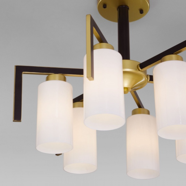 Світильник стельовий Strotskis Palio 6x60 Вт E27 чорний 70126/6 