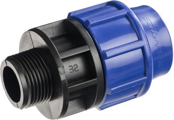 Муфта с резьбой наружная SantehPlast 32x1