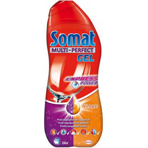 Засіб для посудомийних машин Somat Multi-Perfect Gel Vinegar 650 мл