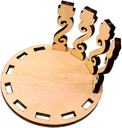 Конструктор деревянный Зірка Шкатулка Ажур