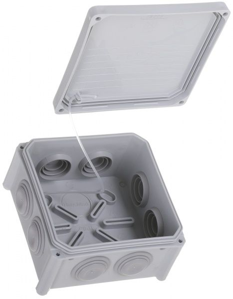 Коробка распределительная с крышкой HausMark пластик IB006