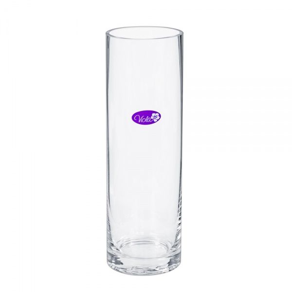 Ваза стеклянная прозрачная 8x25 см 31-108-046 Viola