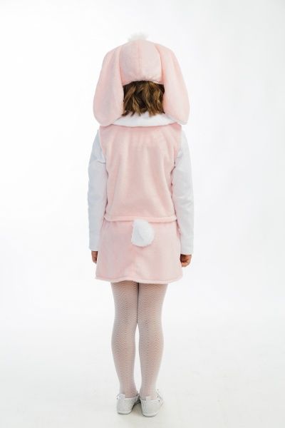 Костюм карнавальний КАРНАВАЛІЯ Зайченя з вишивкою 4-7 років р.122 рожевий 