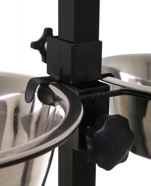 Набір мисок Koopman для тварин на підставці 2 шт. 1,8л метал A12650040