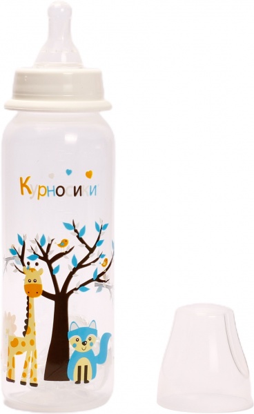 Бутылочка Курносики 250 мл белая