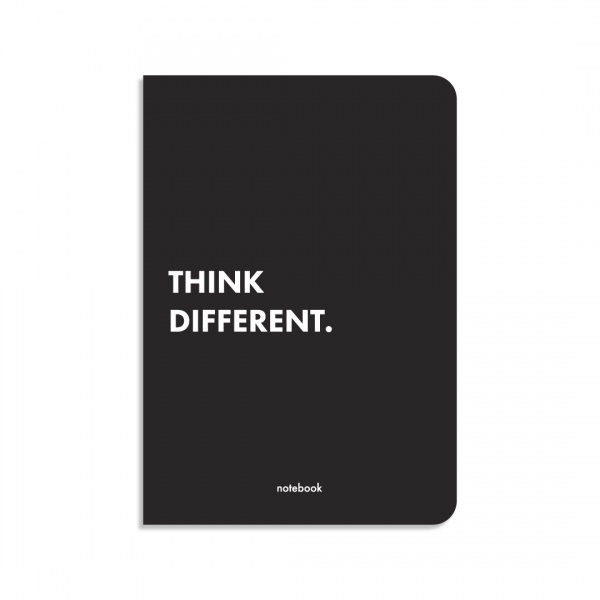 Блокнот Think Different чорний Orner