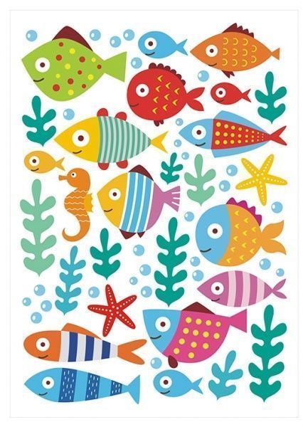 Декоративна наліпка Design stickers Риби 29,7x42 см