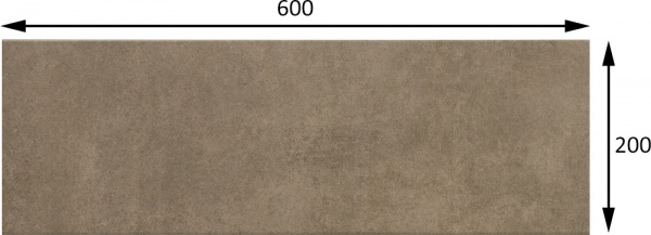 Плитка Allore Group Ganna Chocolate W M 20х60 NR Mat 1 