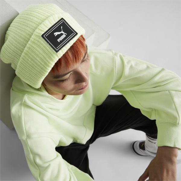 Шапка Puma PRIME WS CUFF TREND BEANIE 2405602 р.one size фисташковый