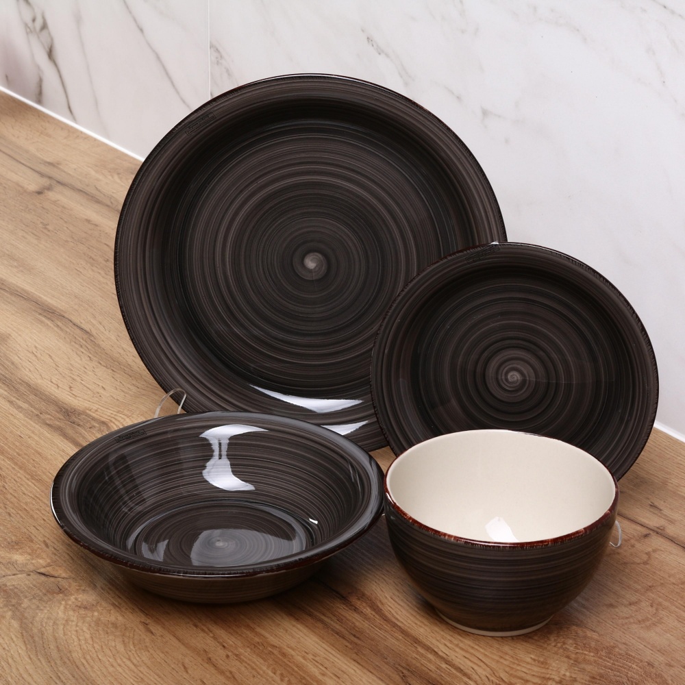 Тарелка подставная Fiora Retro Grey 19 см