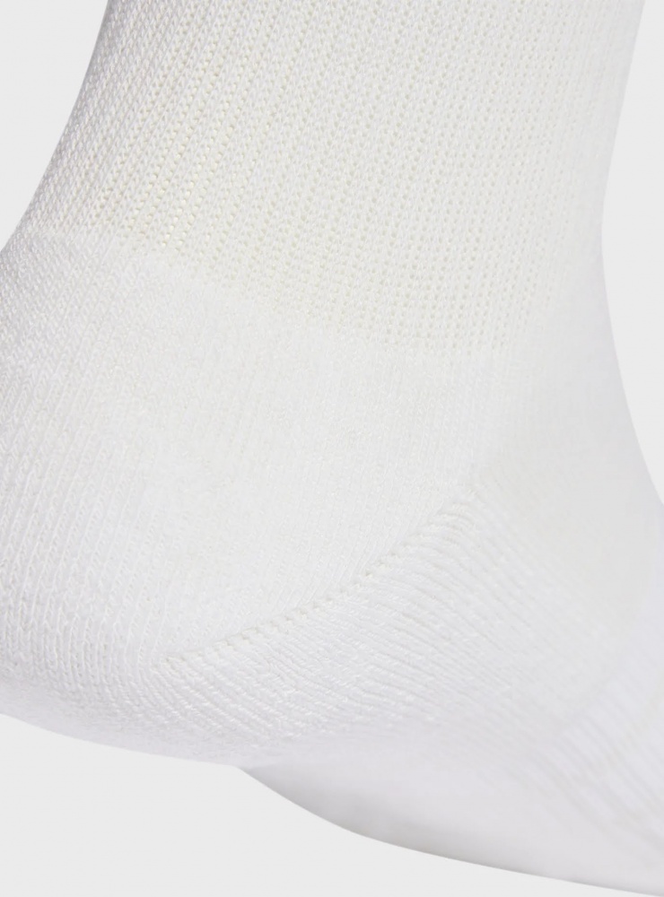 Носки Adidas C ESS CRW 6PP WHITE/WHITE/BLACK KE5498 р.38-42 белый 1 шт.