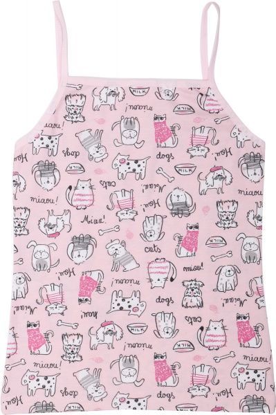 Майка для девочек Татошка р.134 розовый 251372 ктп 